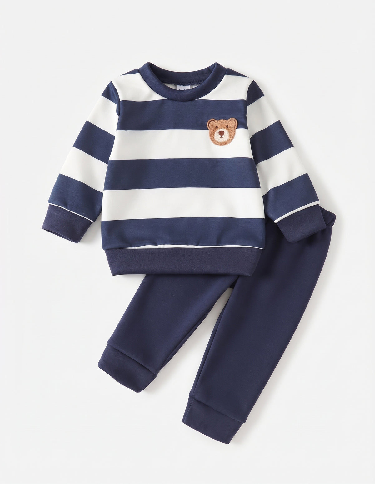 Conjunto Sudadera Terciopelo Oso Marino