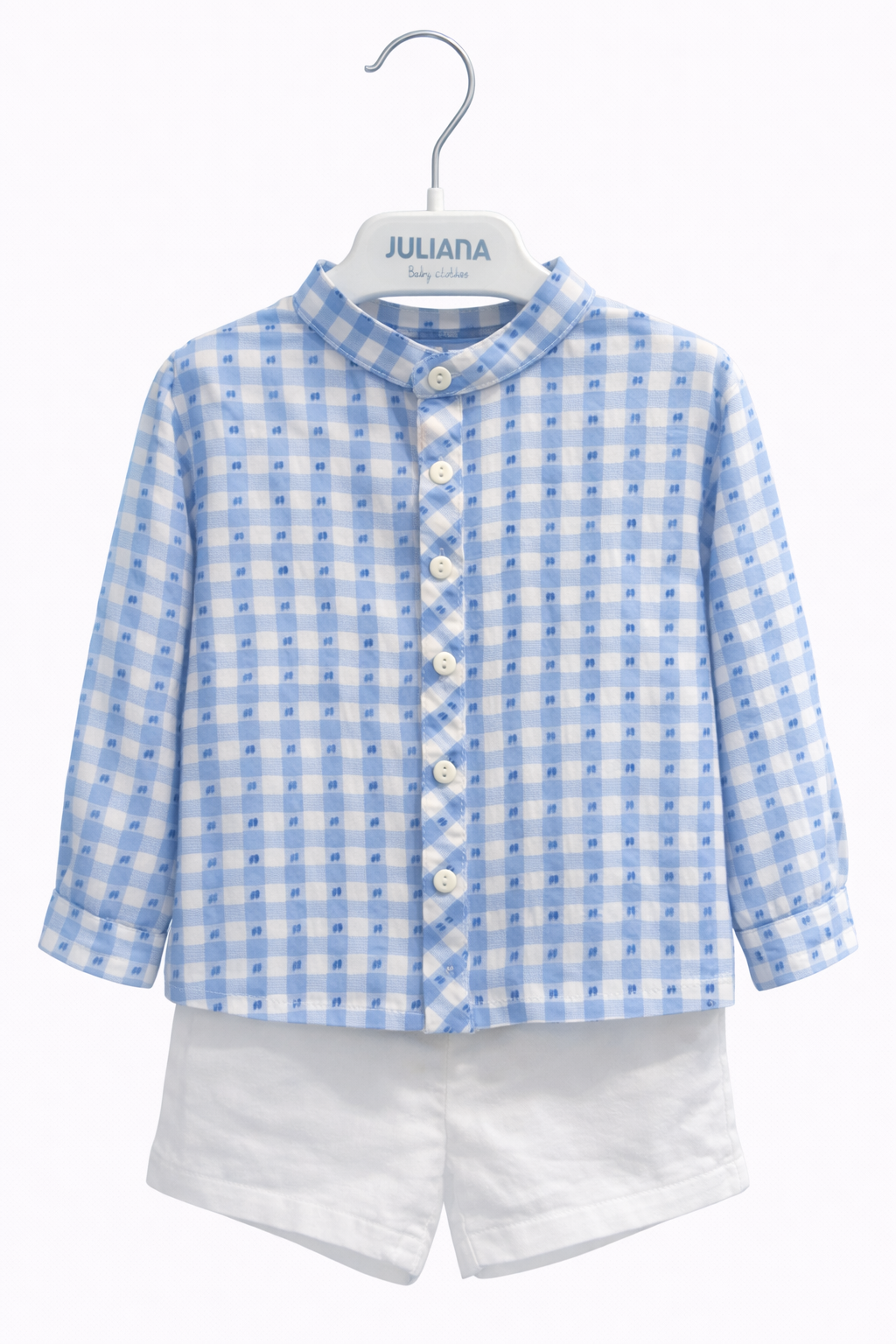 Conjunto Camisa Niño Cuadritos Plumeti