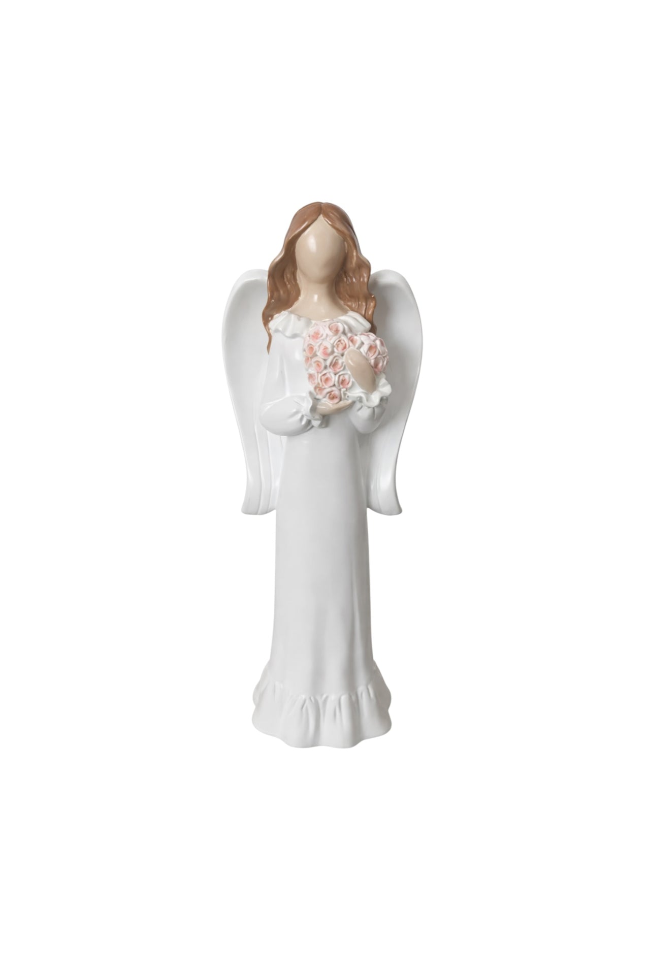 Niña Angel con Flores
