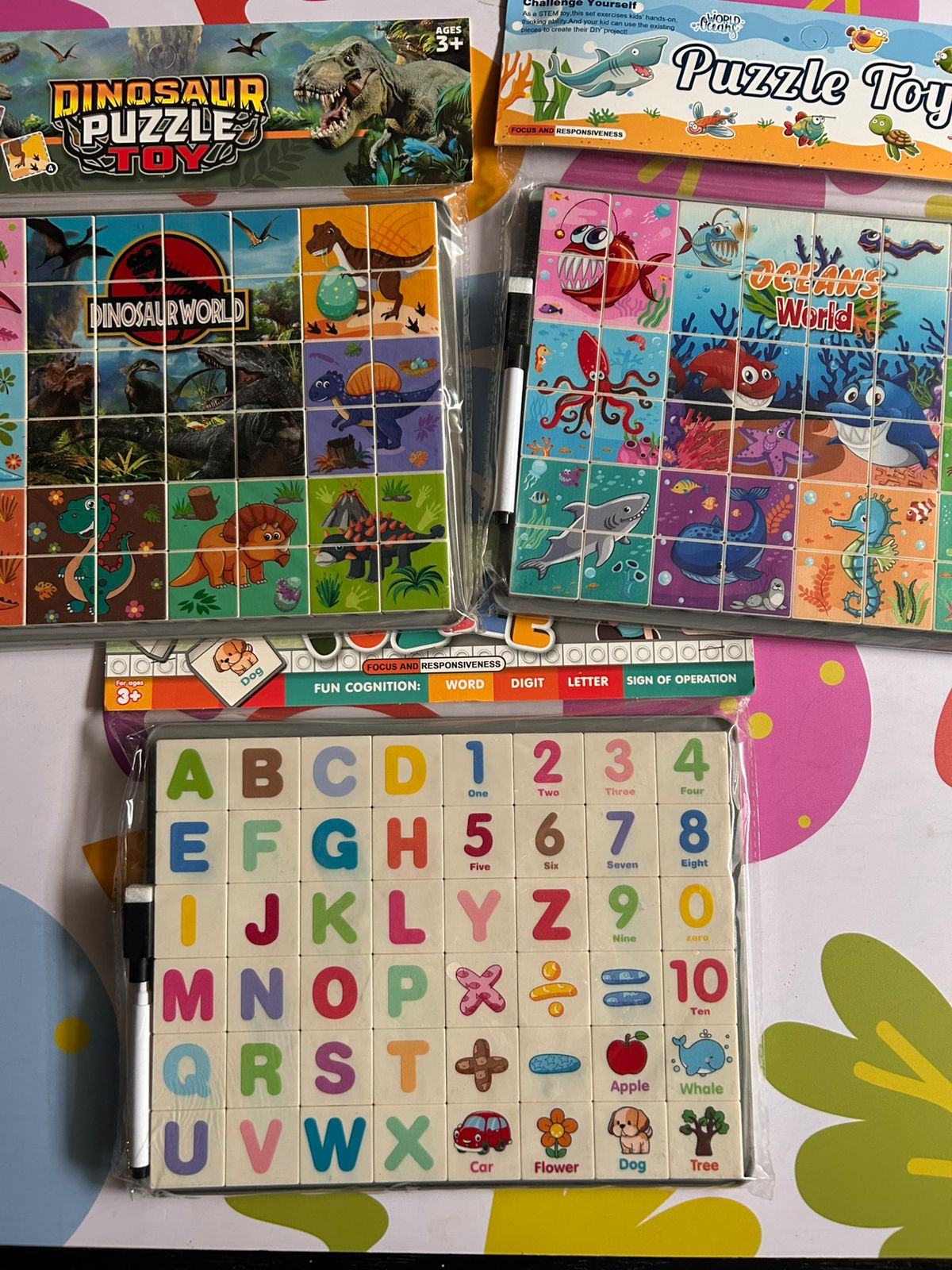 Rompecabezas Principiantes con Pintarron