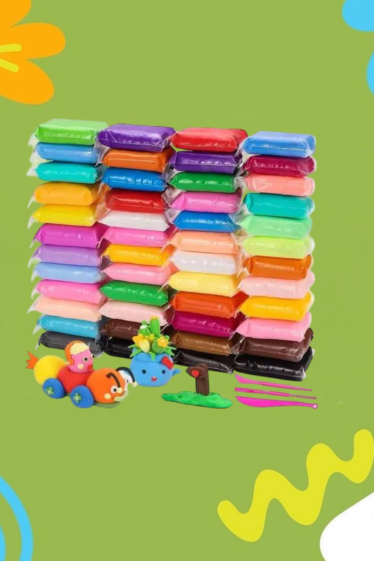 Paquete De 30 Foamy Moldeable