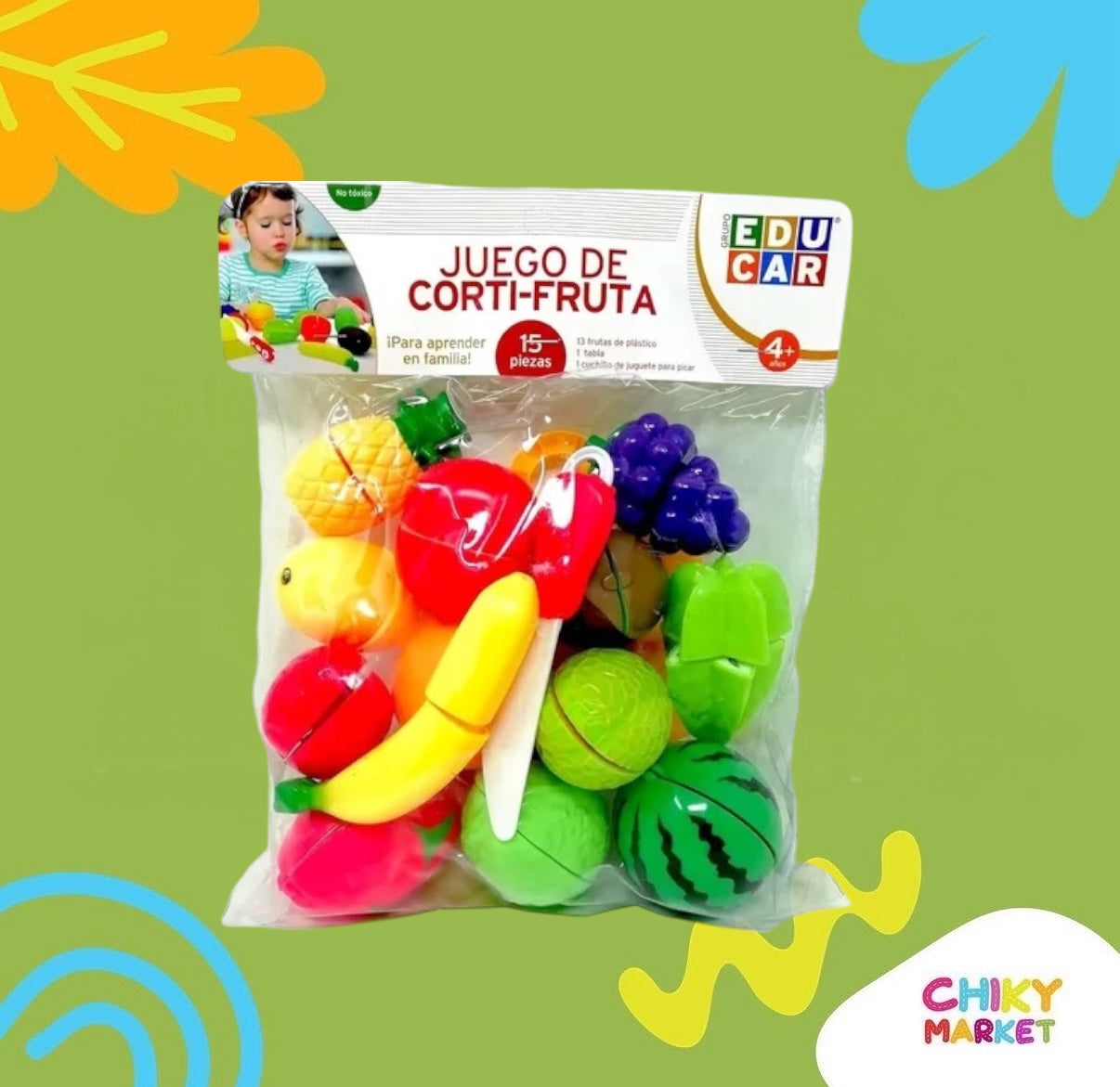 Bolsa De Comida Didactica Tamaño M CHIKY MARKET