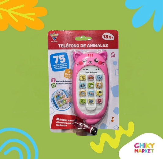 Celular Interactivo Con Pilas CHIKY MARKET