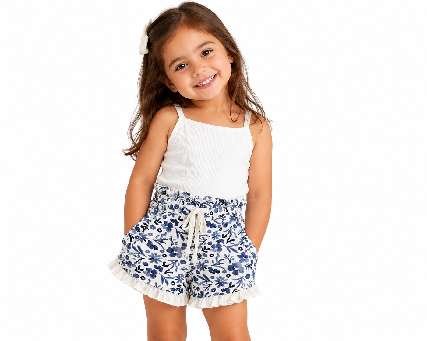 Short Niña Flores de Primaveral
