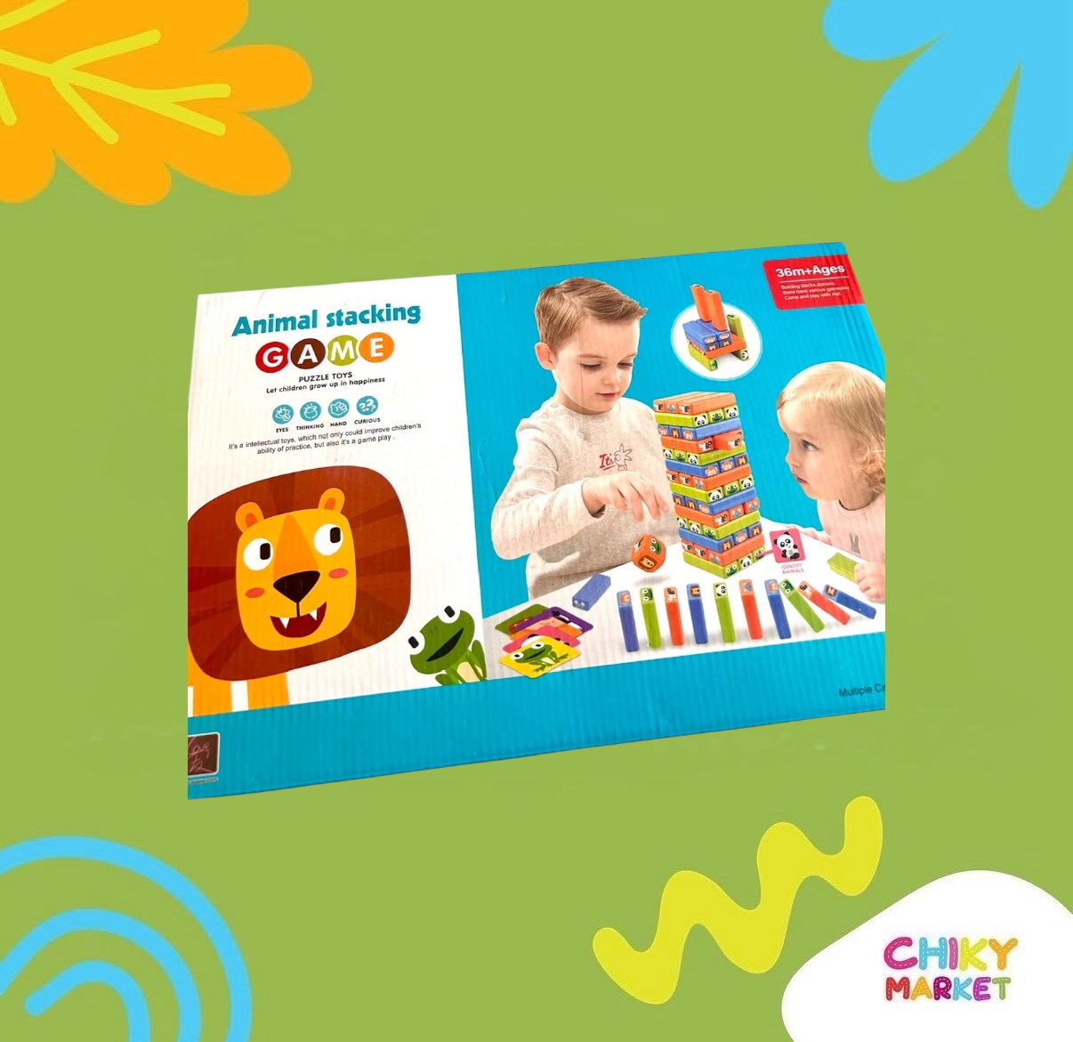 Caja Jenja Animales  CHIKY MARKET