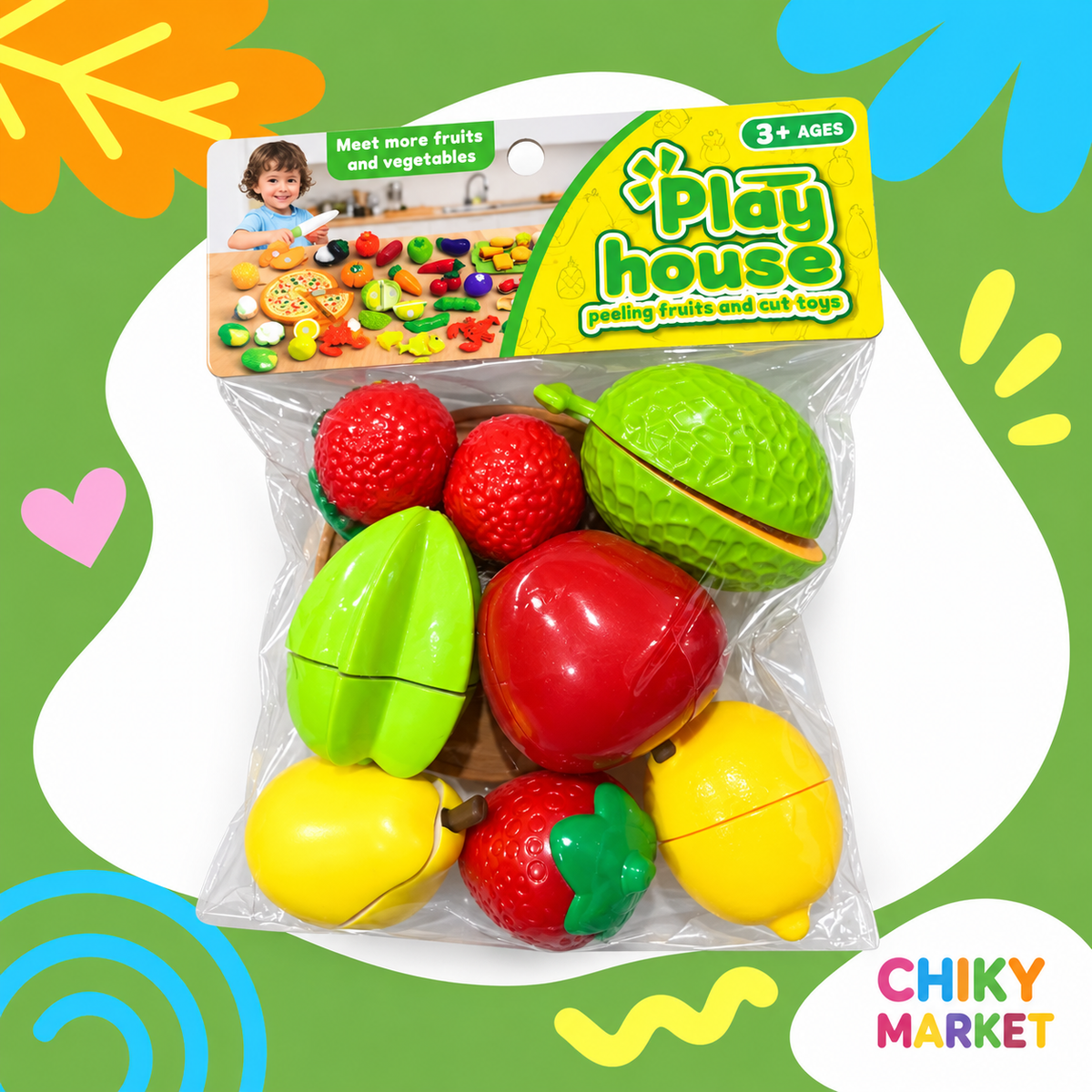 Bolsa Frutas Velcro CHIKY MARKET