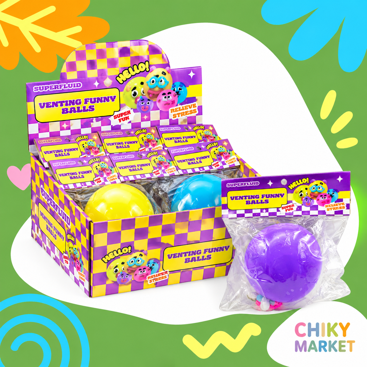 Squishi Funny Ball CHIKY MARKET