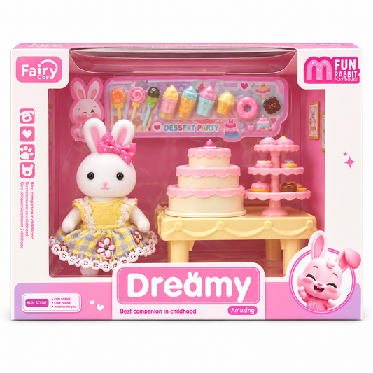 Dreamy Fairy Care - Mesa de Pasteles con Conejo