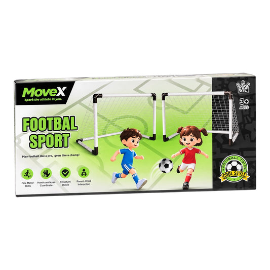 MoveX Football Sport - Set de 2 Porterías
