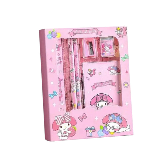 Set de Papelería My Melody con Estuche de Cartón