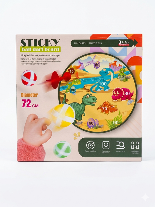 Sticky Ball Dardos  Pizarra Dinos