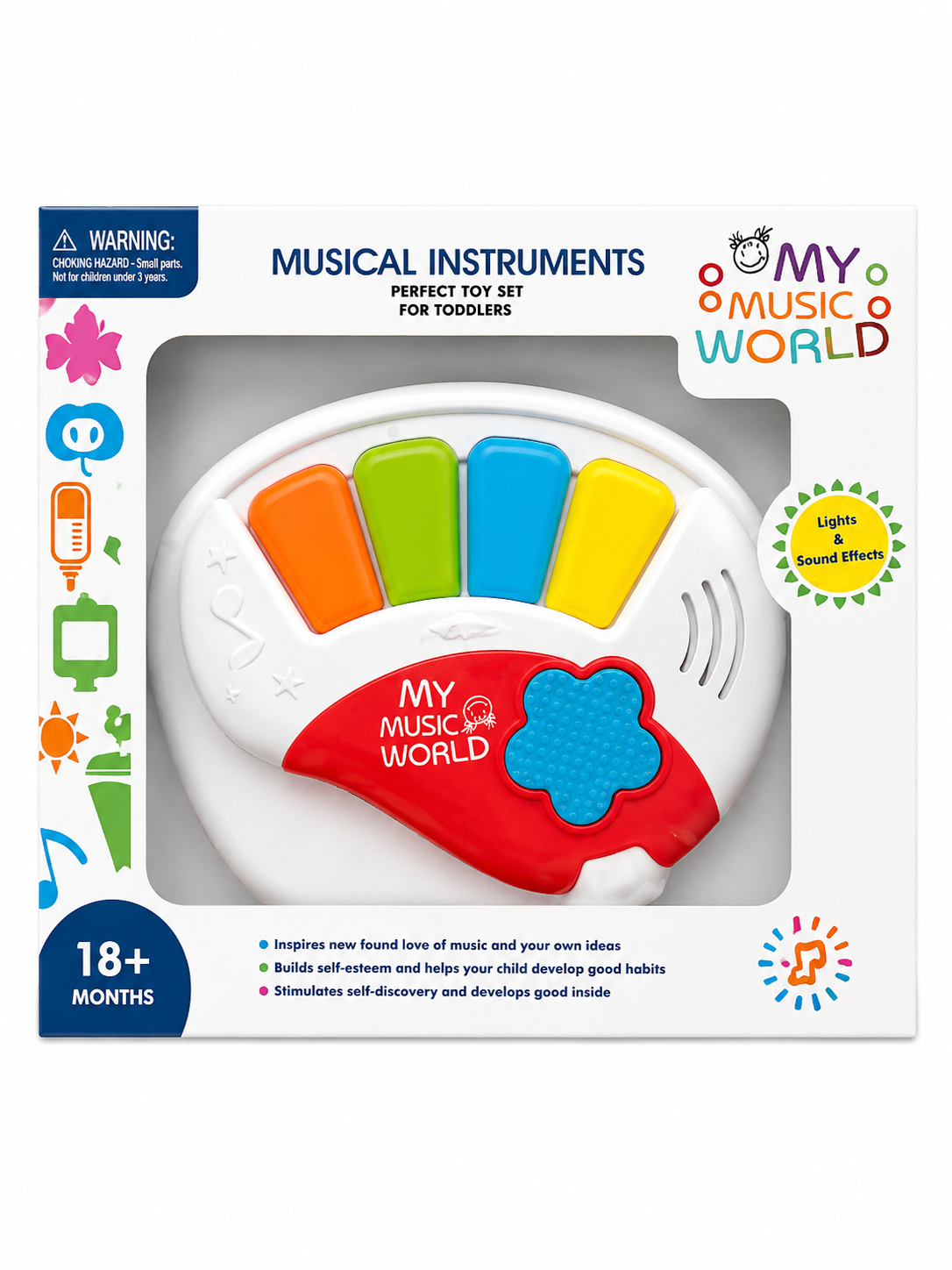 My Music World - Instrumentos Musicales con Luces y Sonido Piano