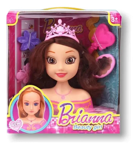Brianna Beauty Girl Cabeza de Peinado