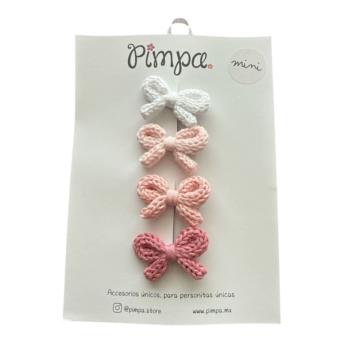 Mini Micaela - set de 4 pincitas 3cm