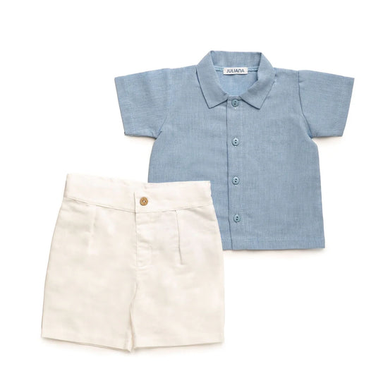 Conjunto Niño Lino Azul JULIANA
