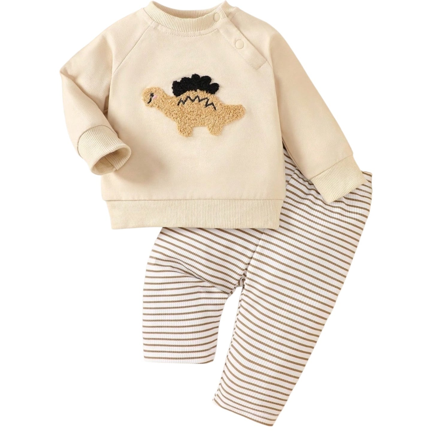 Conjunto Dino con Pantalon Rayado
