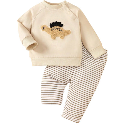 Conjunto Dino con Pantalon Rayado
