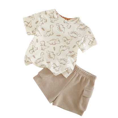 Conjunto Dinos Beige