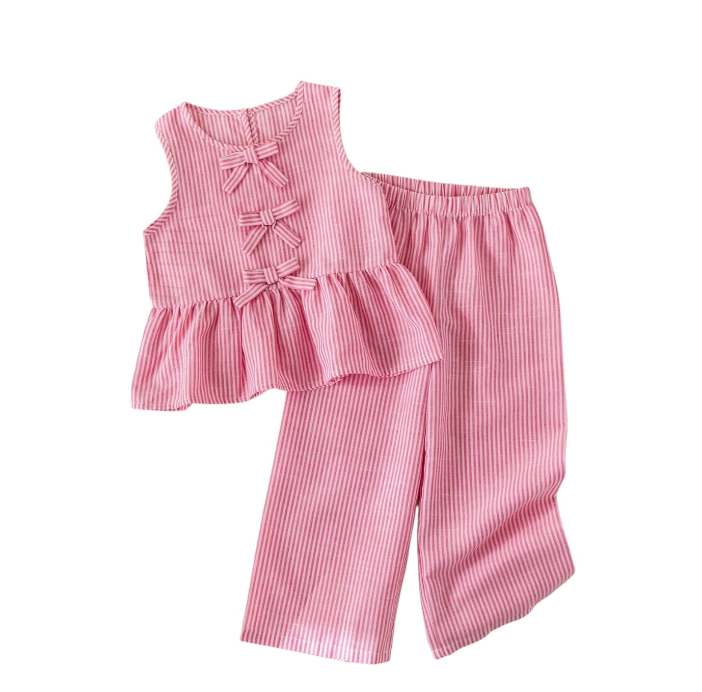 Conjunto Rayas Rosas