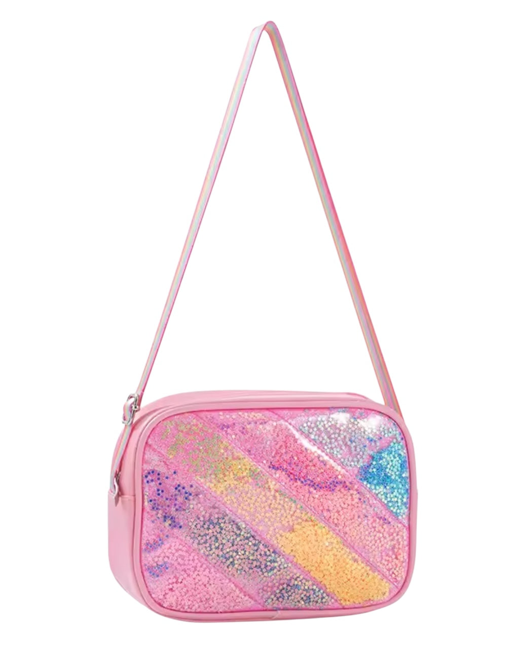 Bolso Rayas Niña Lentejuela