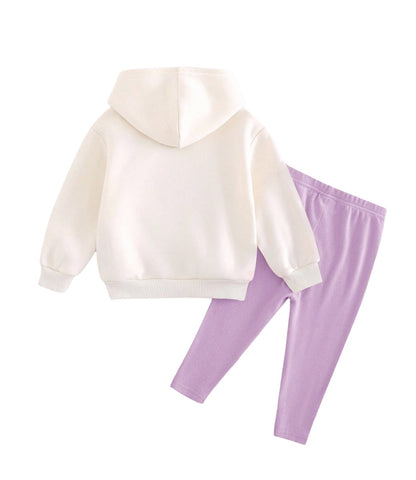 Conjunto Corazon Lila
