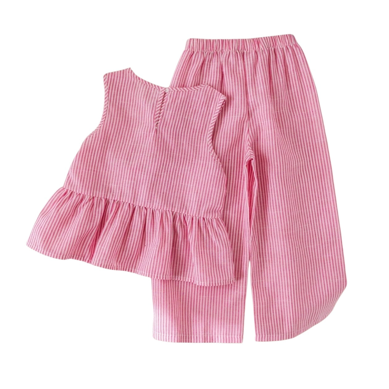 Conjunto Rayas Rosas