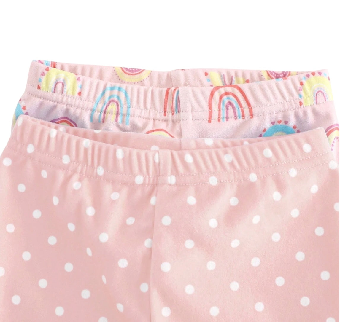 Pijama de Niña Arcoiris o Puntos