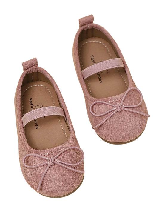 Zapato Ballerinas Rosa Gamuza