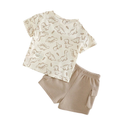 Conjunto Dinos Beige