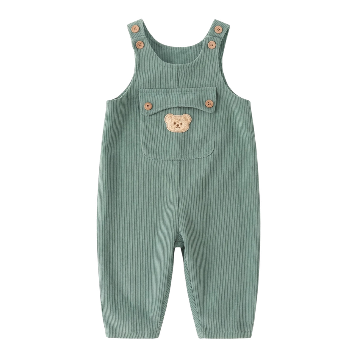 Conjunto Peto Mameluco Pana Verde