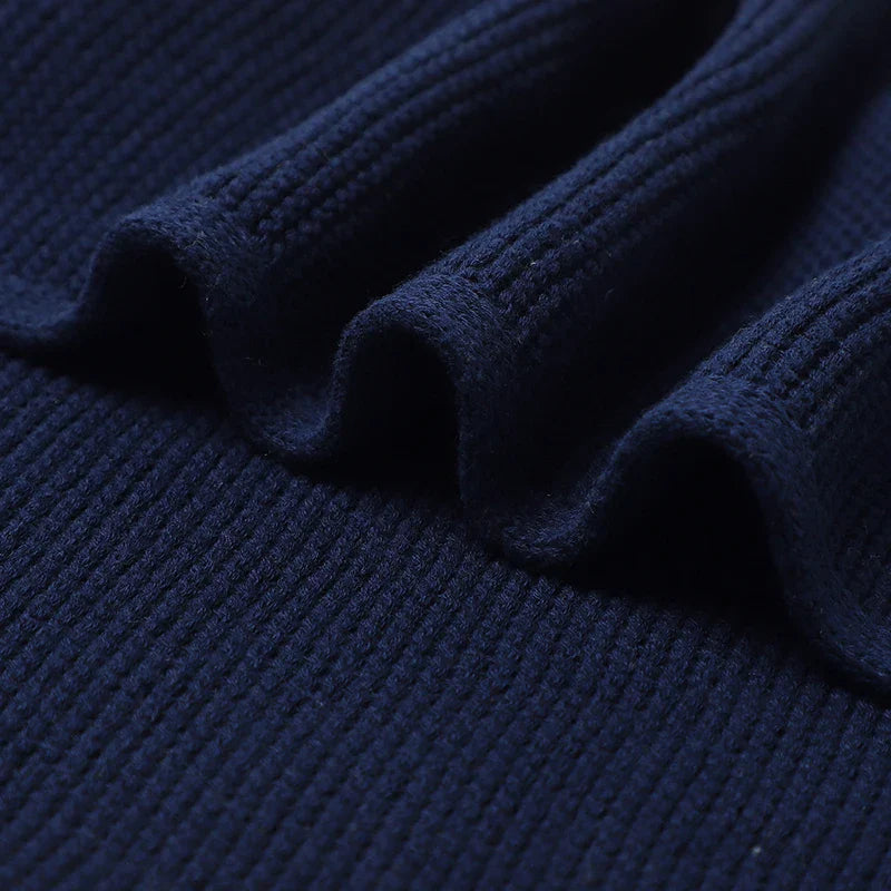 Manta de Punto Hilos de Sueños Marino CHIKY NYNO