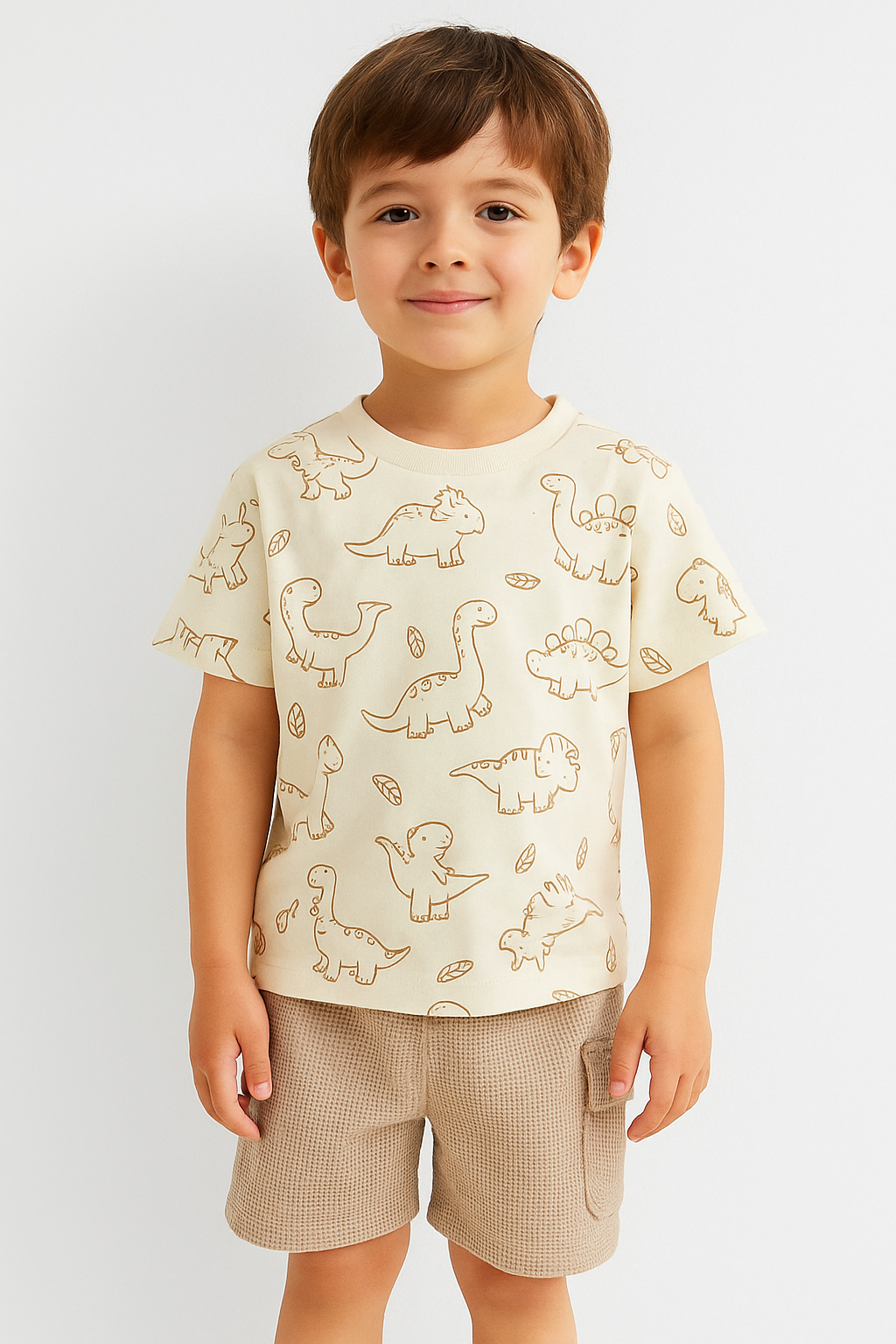 Conjunto Dinos Beige