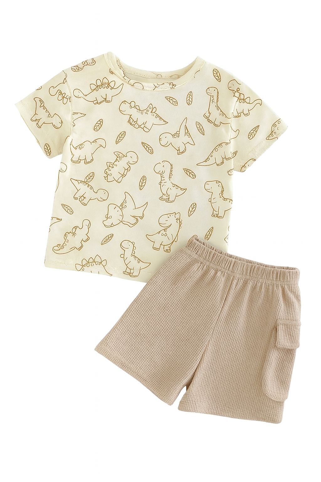 Conjunto Dinos Beige